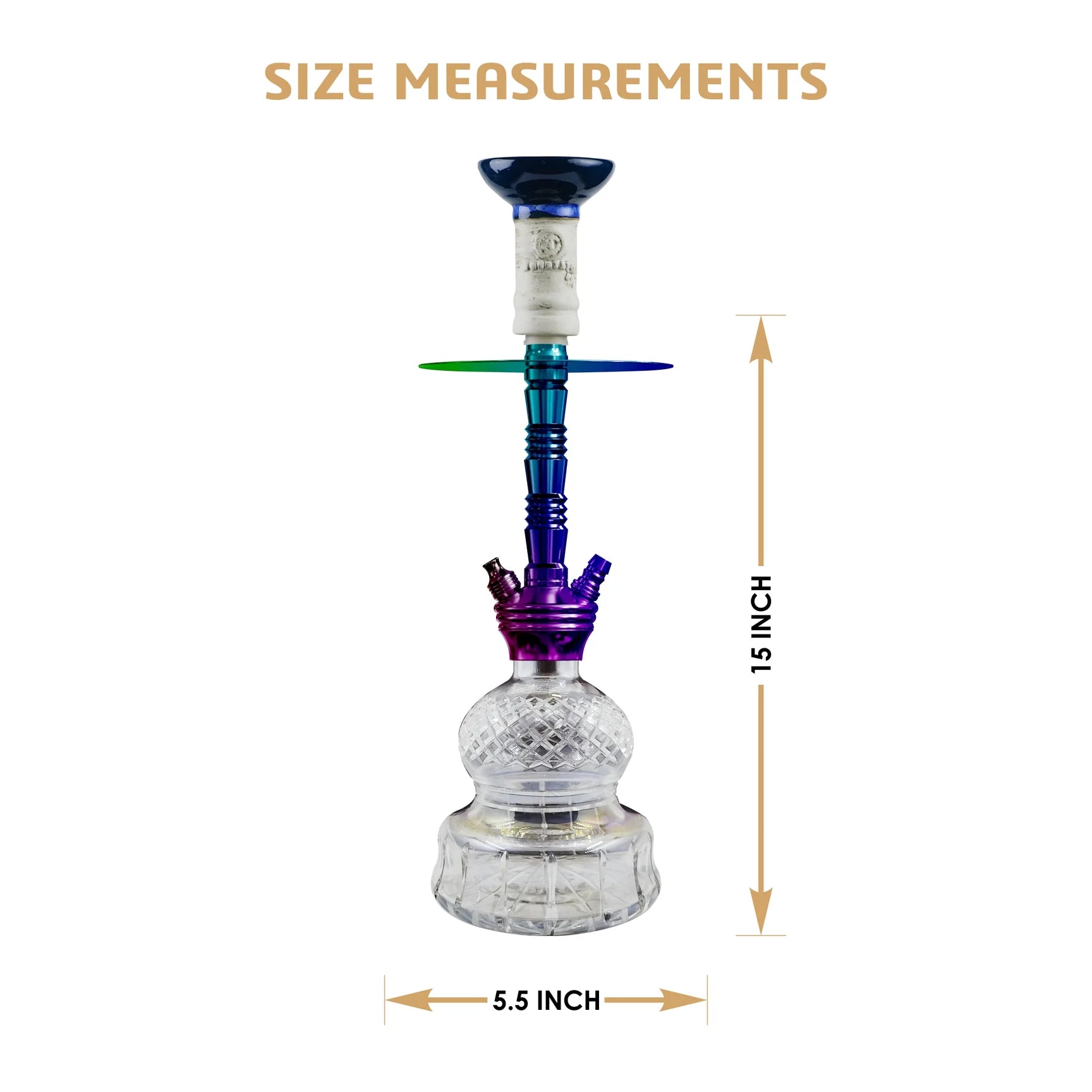 COCOYAYA Niko Hookah (Conquer Series) - Rainbow