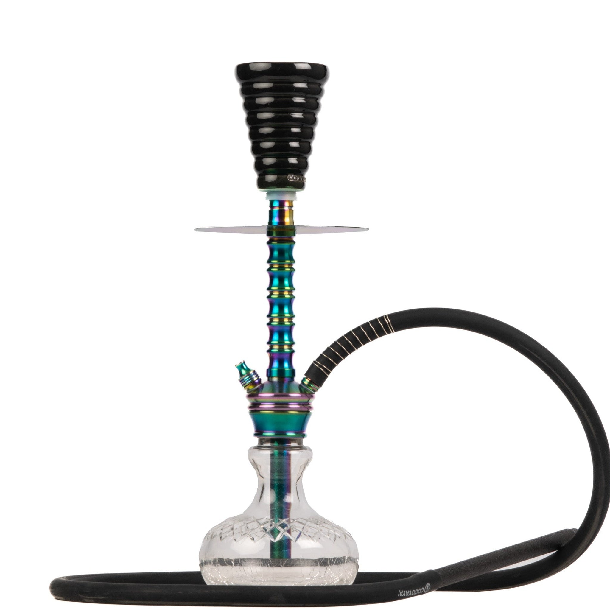 COCOYAYA Suzie Hookah (Conquer Series) - Rainbow (Transparent Base)