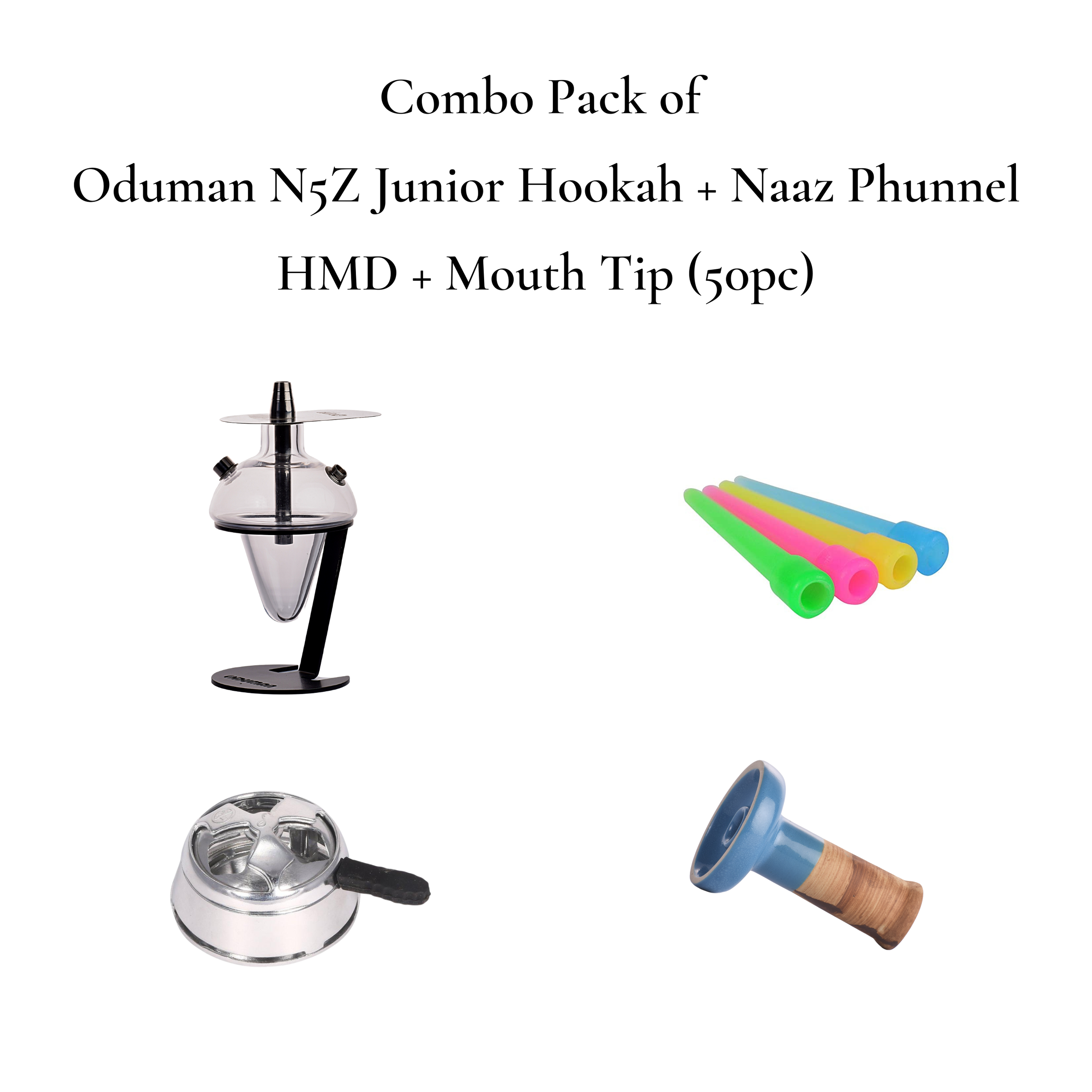 Oduman N5z Junior + Naaz Phunnel + HMD + Mouth Tip (50pc)