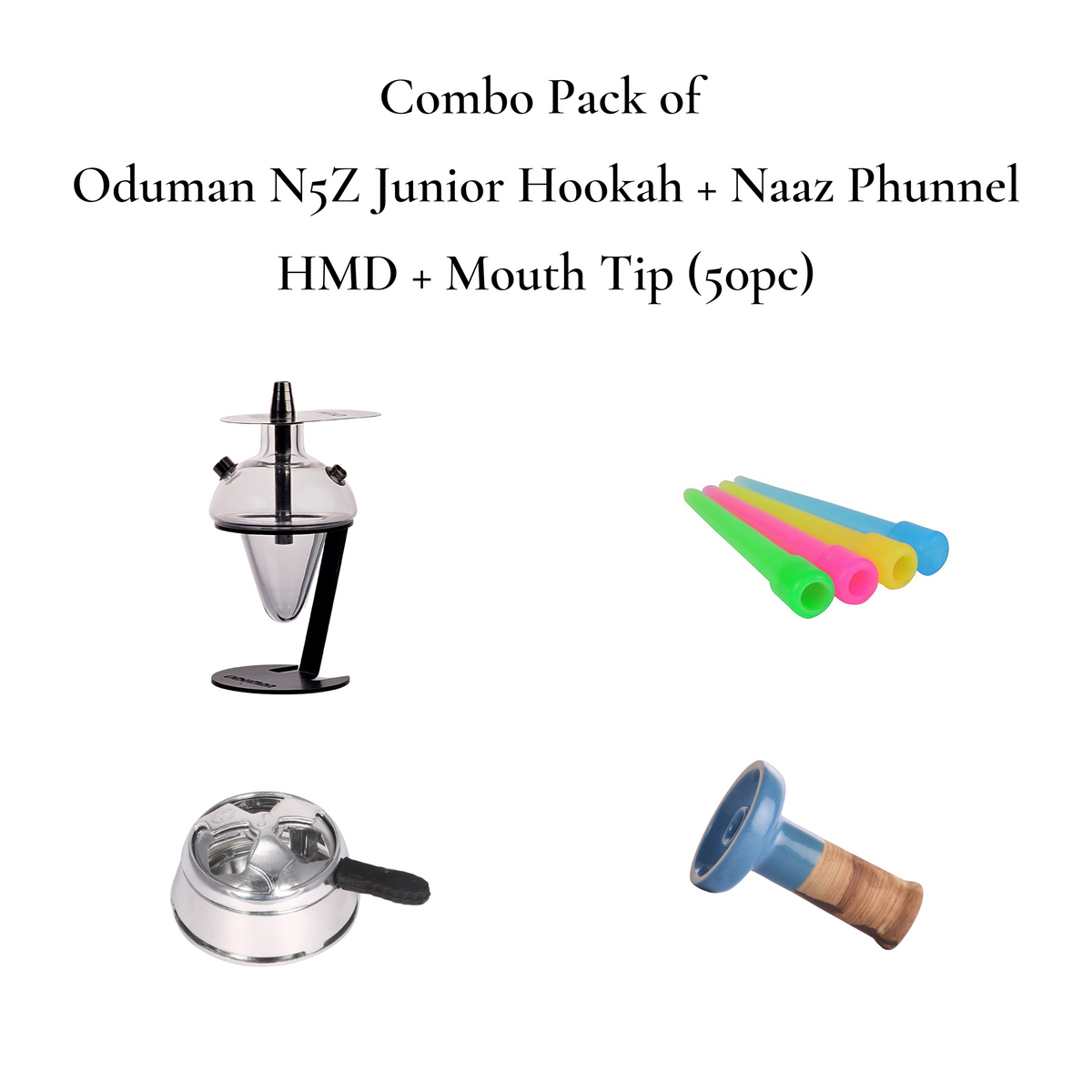 Oduman N5z Junior + Naaz Phunnel + HMD + Mouth Tip (50pc)
