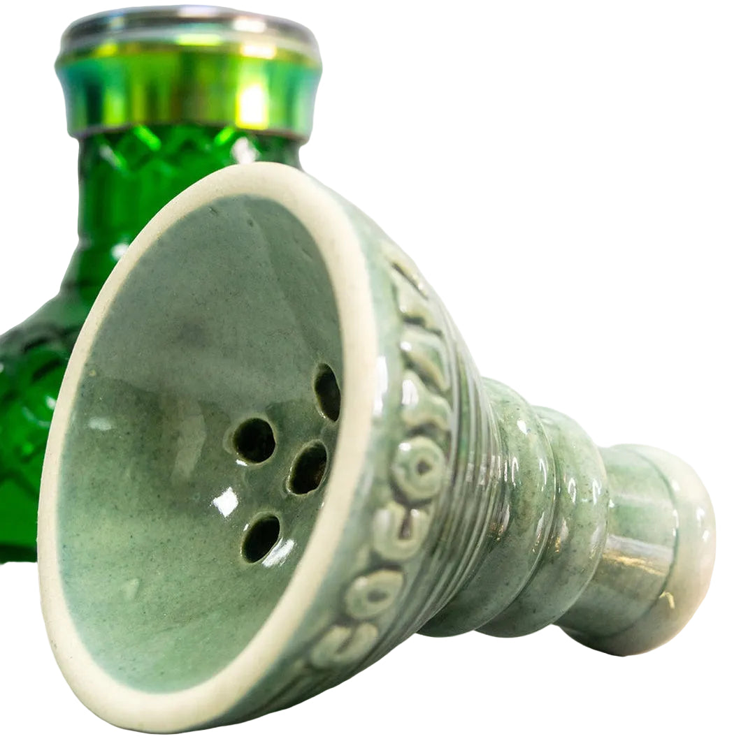 COCOYAYA Poco Hookah (Conquer Series) - Rainbow Stem & Green Base