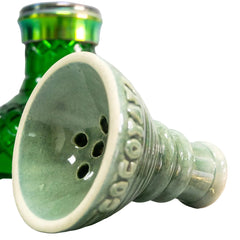 COCOYAYA Poco Hookah (Conquer Series) - Rainbow Stem & Green Base
