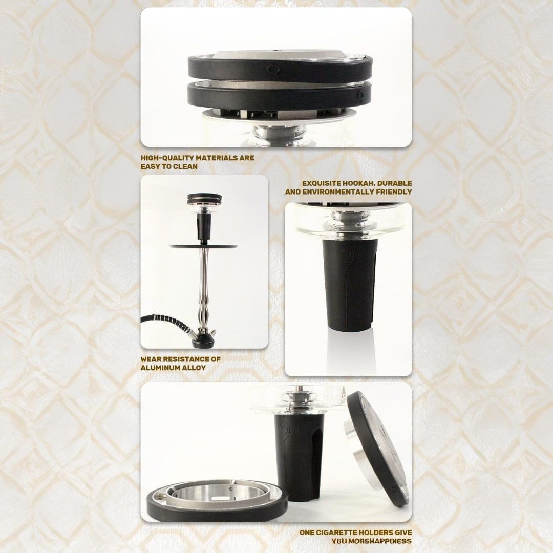 QUASAR Raas 2 Hookah Chillam Bowl with HMD System