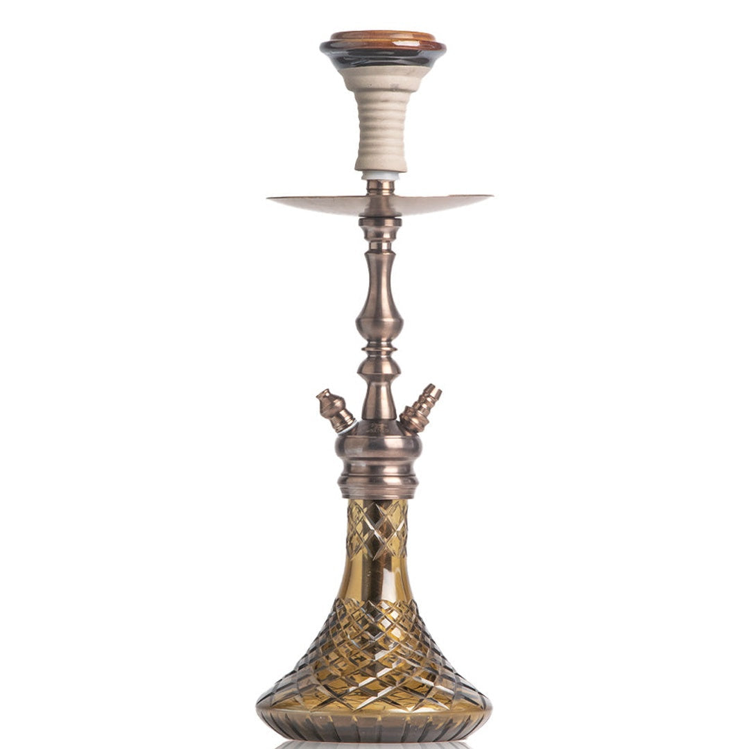 COCOYAYA Simba Hookah - Brown Base & Bronze Stem