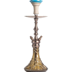 COCOYAYA Simba Hookah - Bronze Stem (Brown Base)
