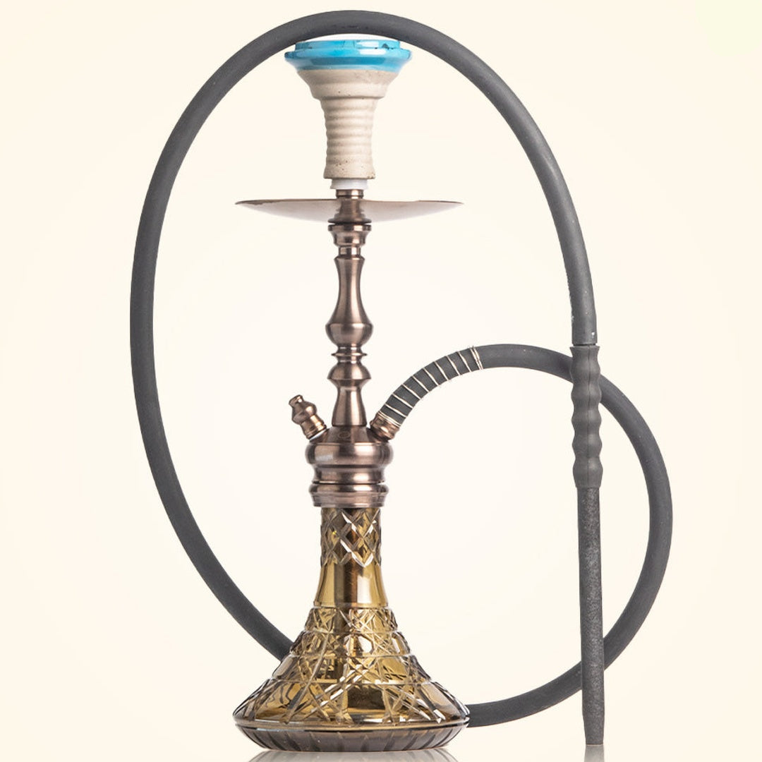 COCOYAYA Simba Hookah - Bronze Stem (Brown Base)