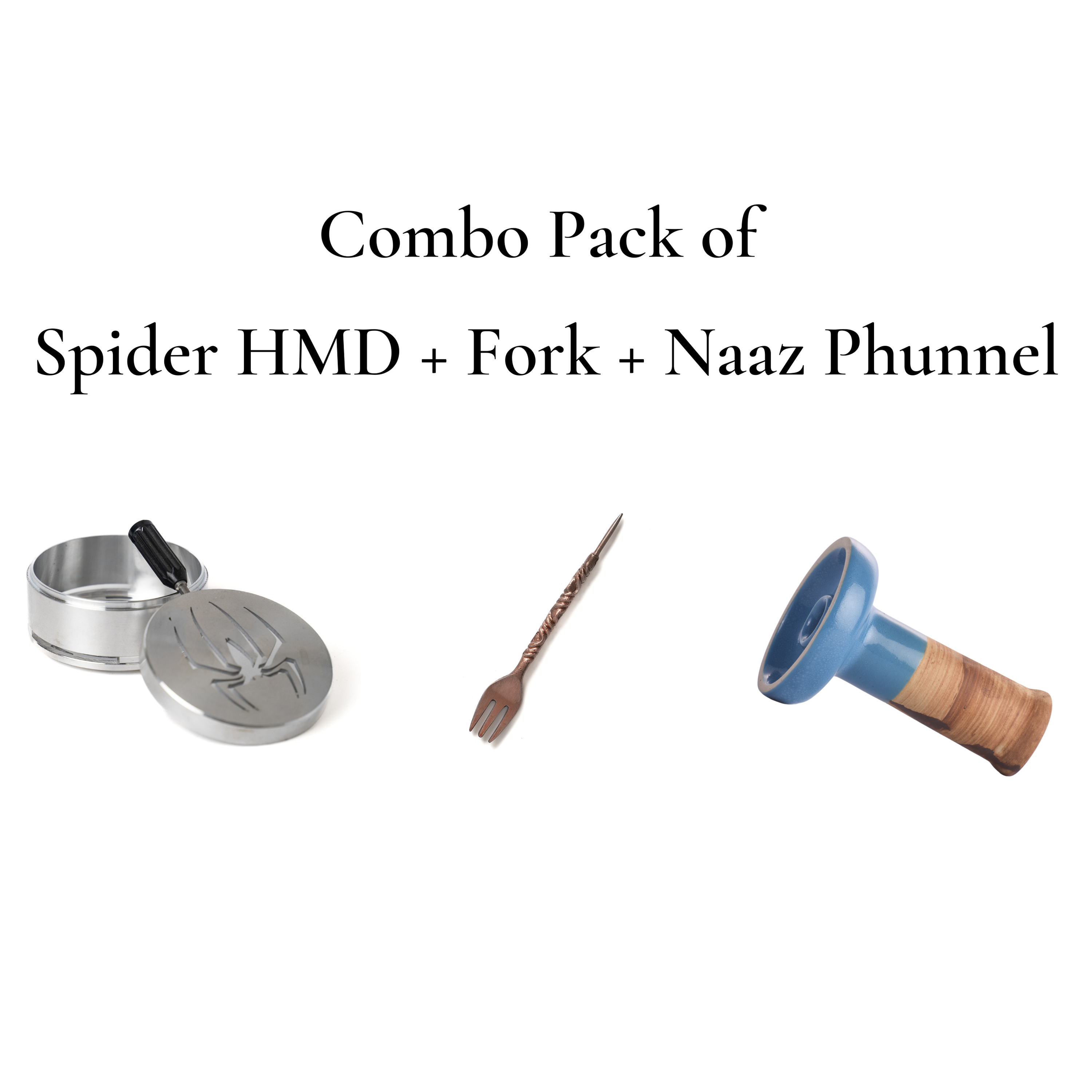 Spider HMD + Naaz Phunnel + Rose Gold Fork