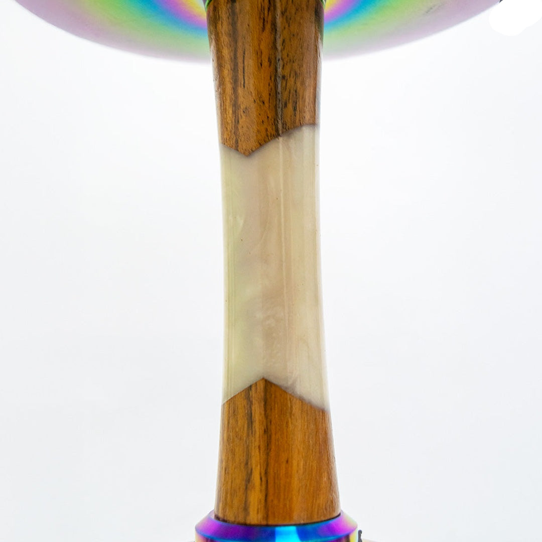 COCOYAYA Sydney Hookah - Rainbow Stem & Green Base