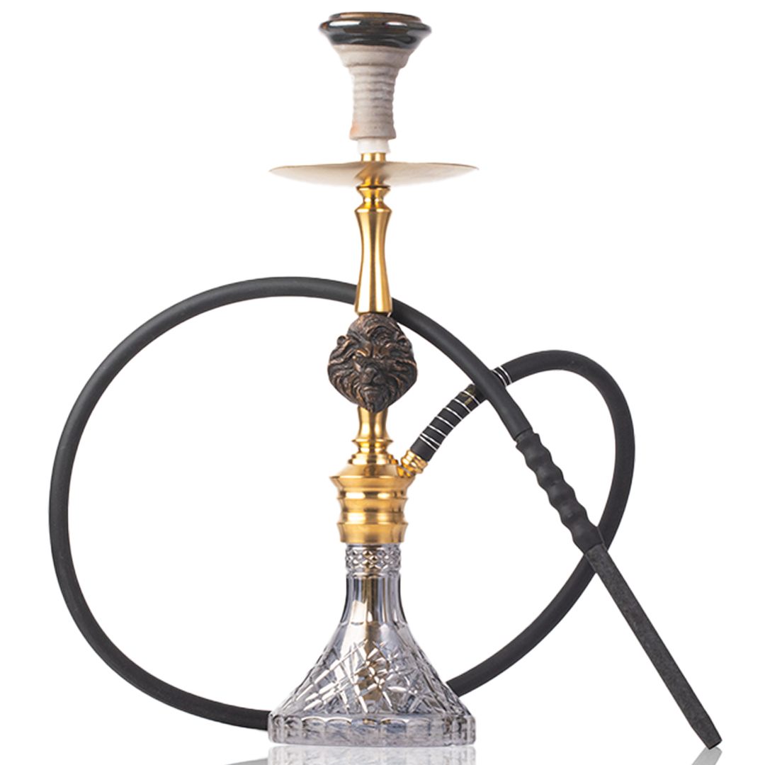 COCOYAYA Leo Bohemian Hookah - Gold Stem & CGB Base