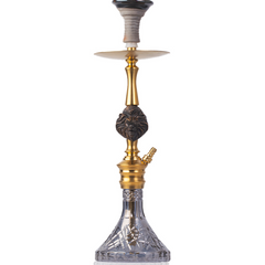 COCOYAYA Leo Bohemian Hookah - Gold Stem & CGB Base
