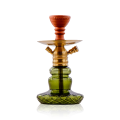 COCOYAYA X4 Hookah - Gold Stem & Green Base