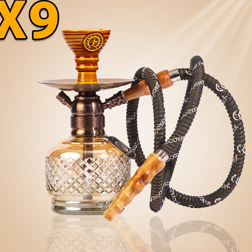 COCOYAYA X9 Hookah - Bronze (Golden Base)