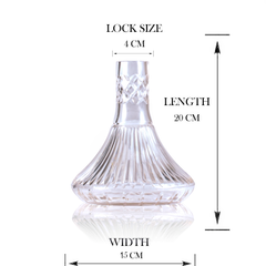 COCOYAYA Valeria Hookah Replacement Base - Transparent