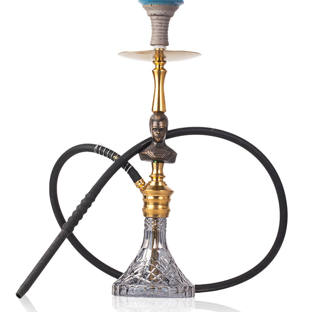 COCOYAYA Superman Bohemian Hookah - Gold Stem & CGB Base