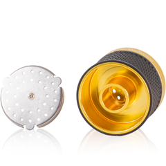 Carbo 1  Hookah Bowl and HMD Set - Gold
