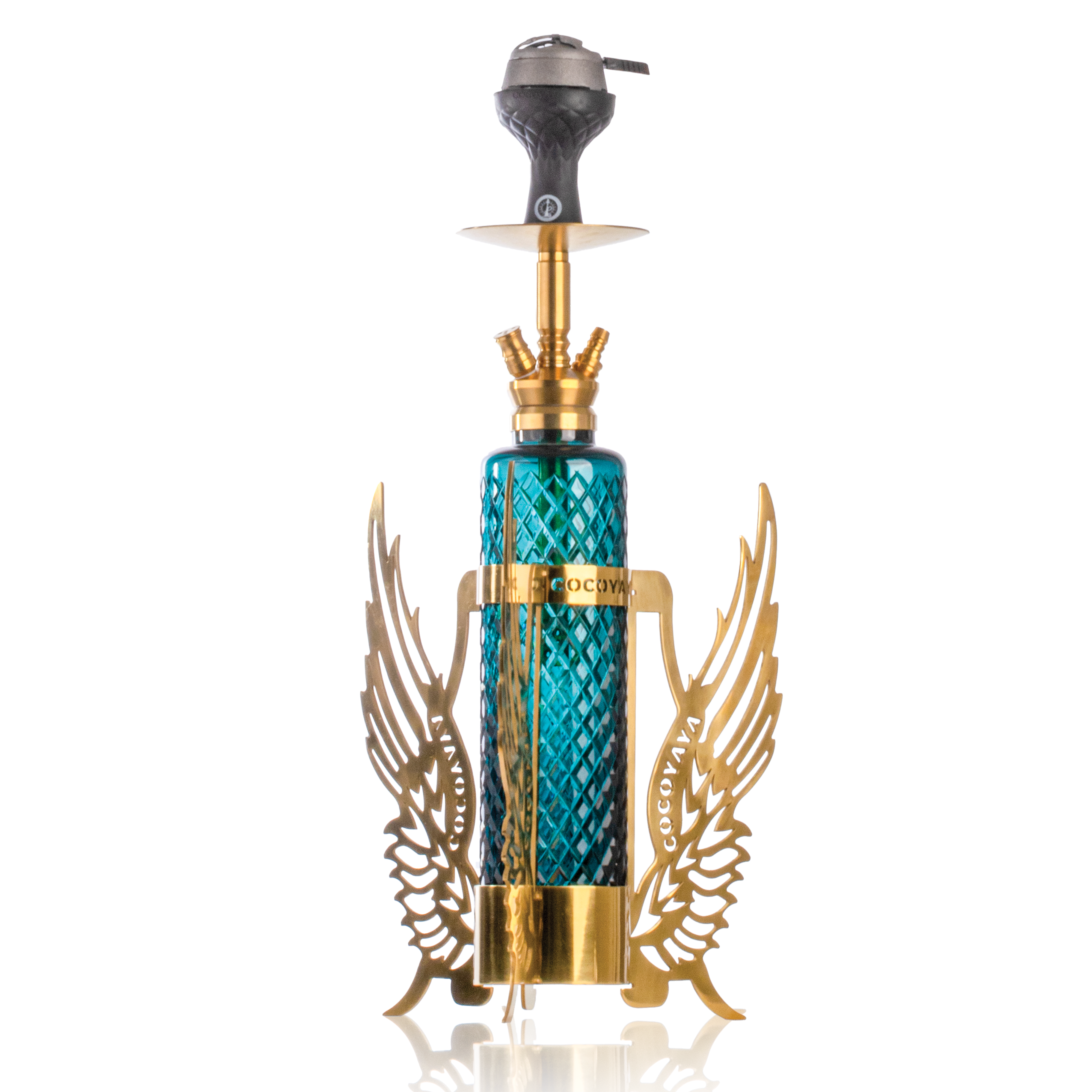 COCOYAYA Devil Fly Hookah - Golden & Green Base