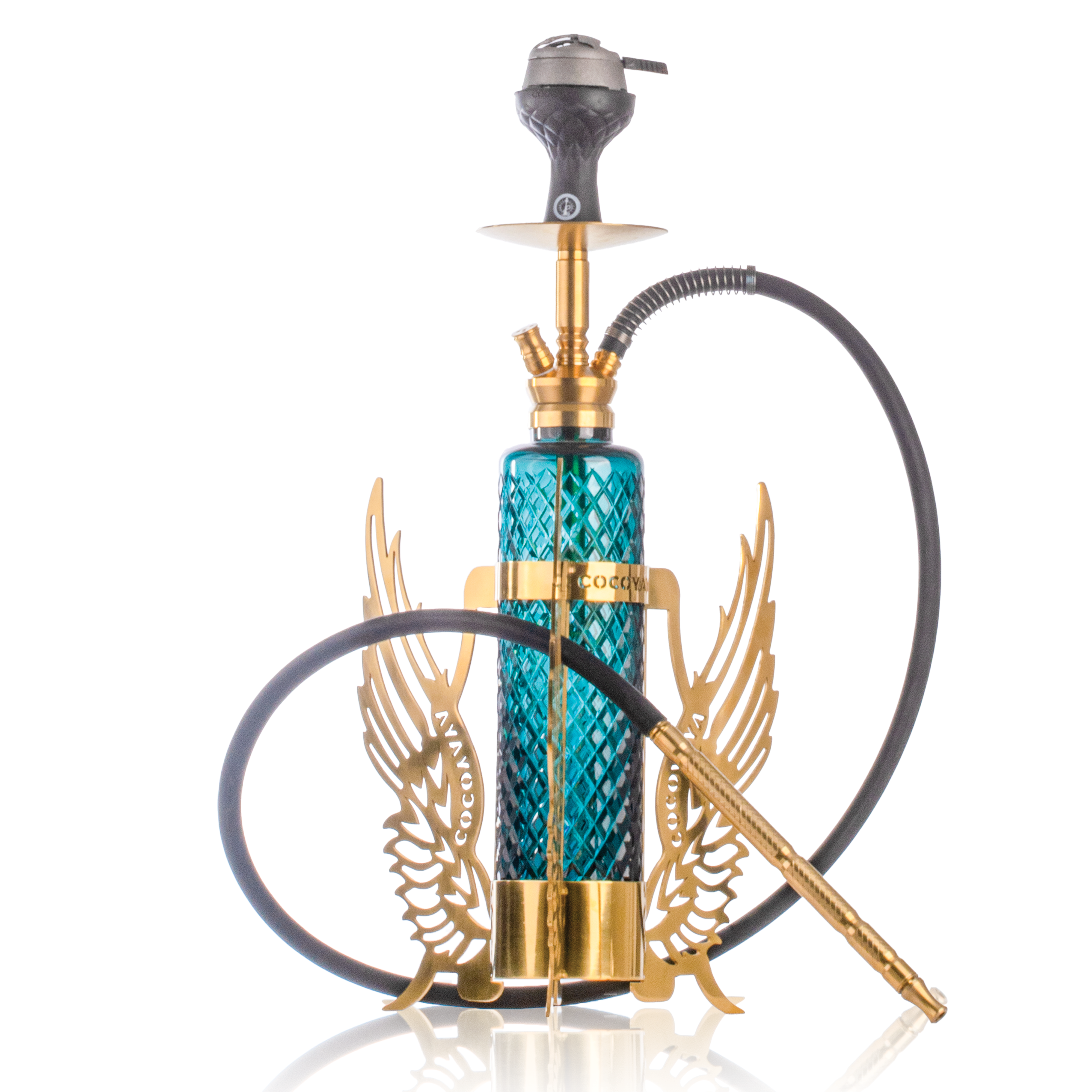 COCOYAYA Devil Fly Hookah - Golden & Green Base