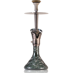 COCOYAYA Baku Cigar Hookah - Bronze Stem & Aqua Base