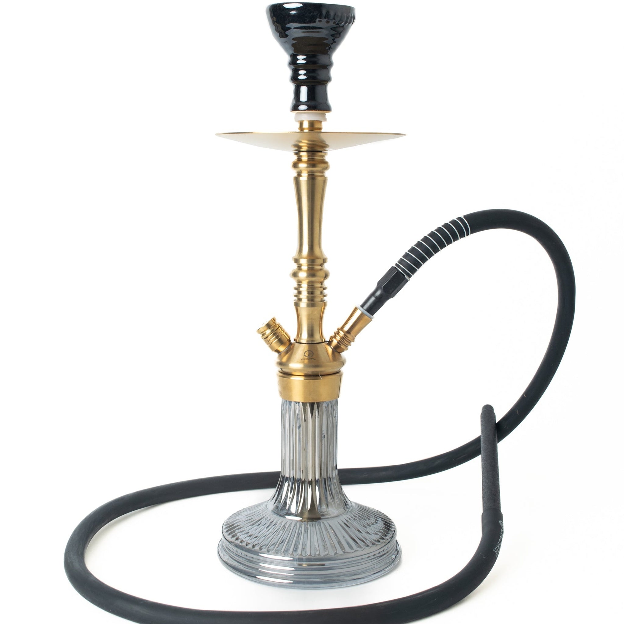 COCOYAYA Barcelona Hookah - Golden & Black Base