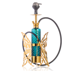 COCOYAYA Flamingo Hookah - Golden & Green Base