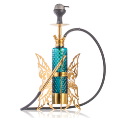 COCOYAYA Flamingo Hookah - Golden & Green Base