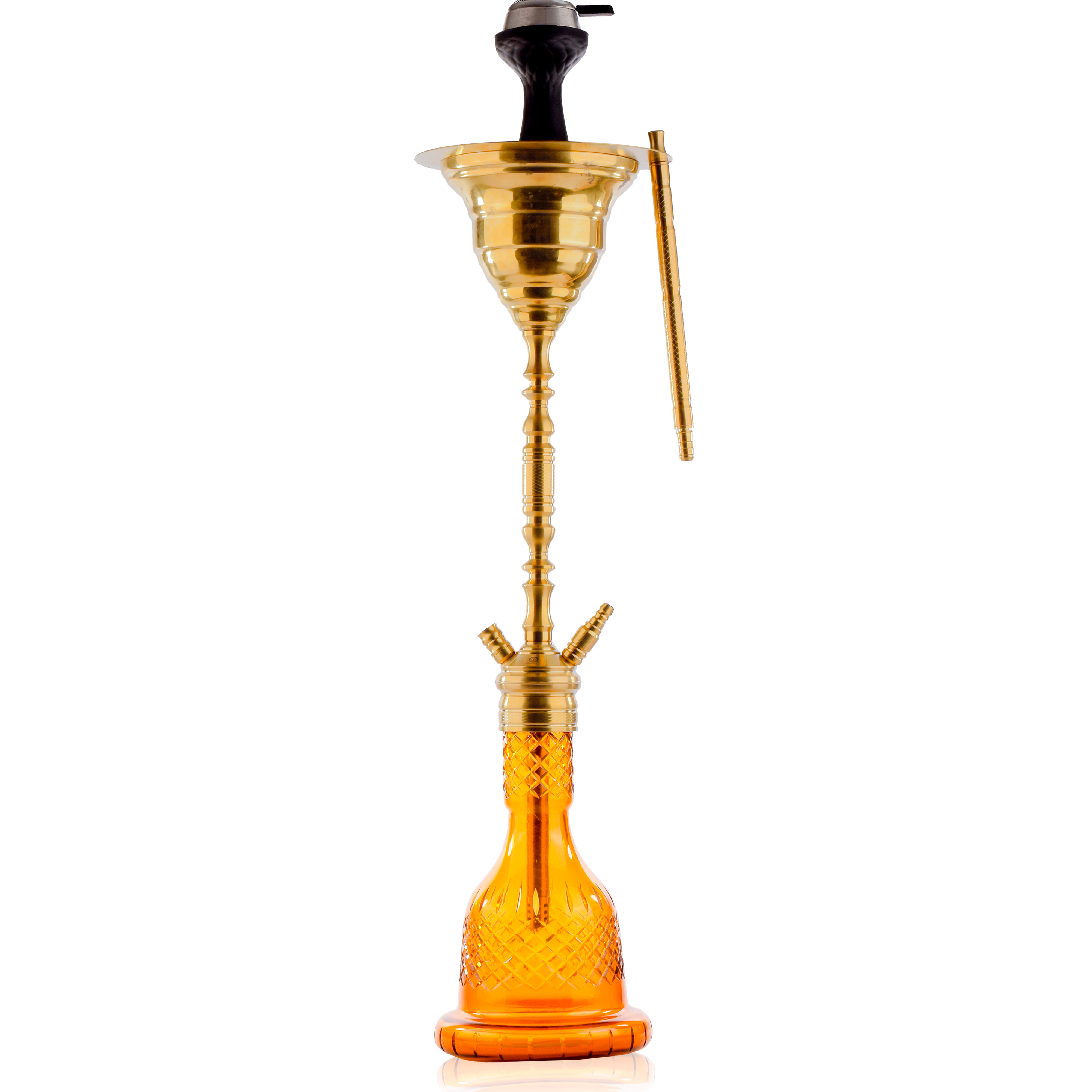 COCOYAYA Gamaliya Hani Hookah - Golden Stem & Amber Base