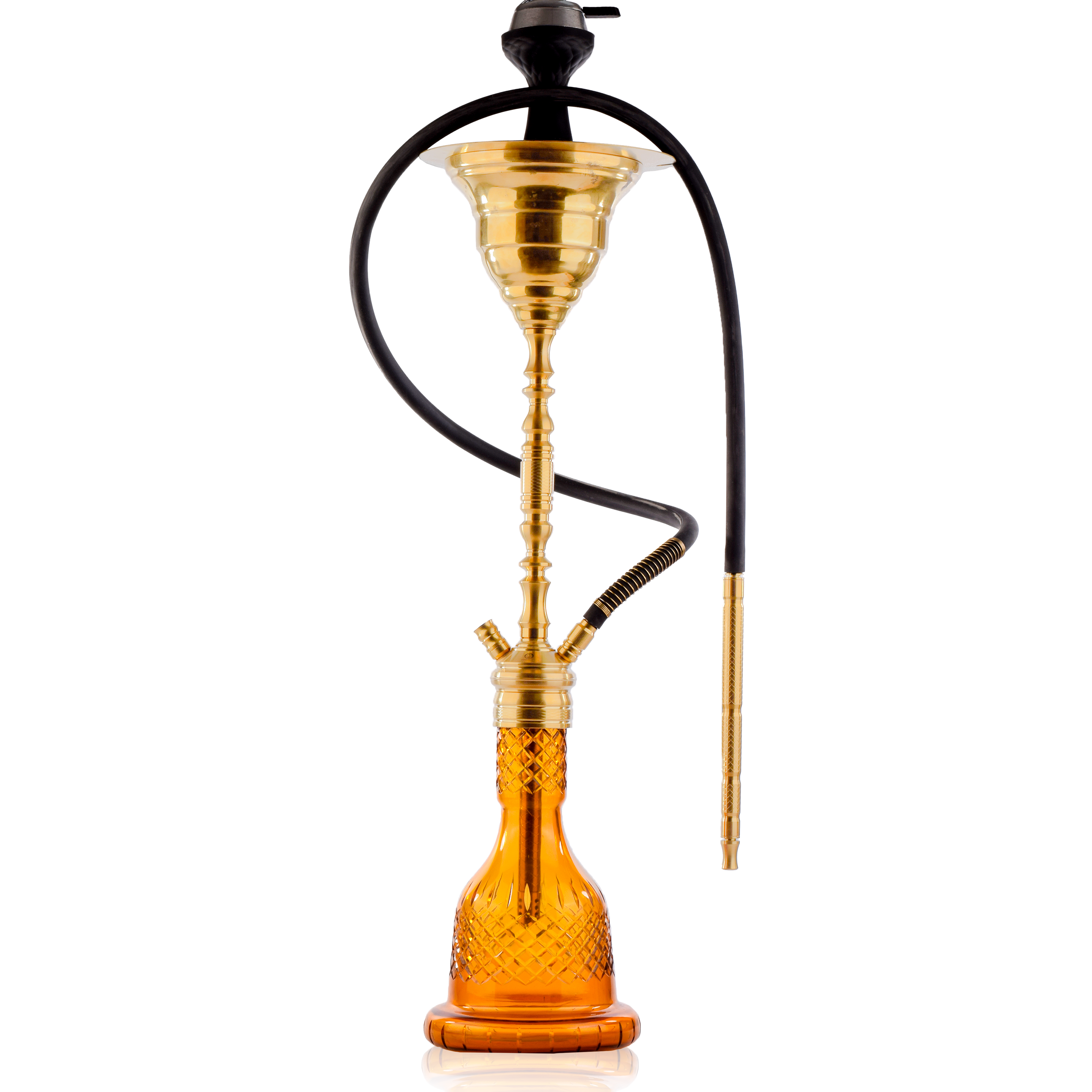 COCOYAYA Gamaliya Hani Hookah - Golden Stem & Amber Base