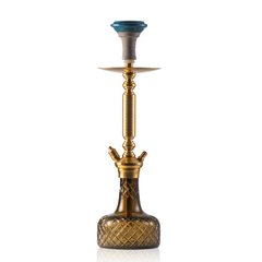 COCOYAYA Valencia Hookah - Golden & Grey Base