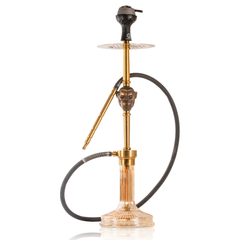 COCOYAYA Jungle Series Wild Jo Hookah - Golden Stem & Gold Base
