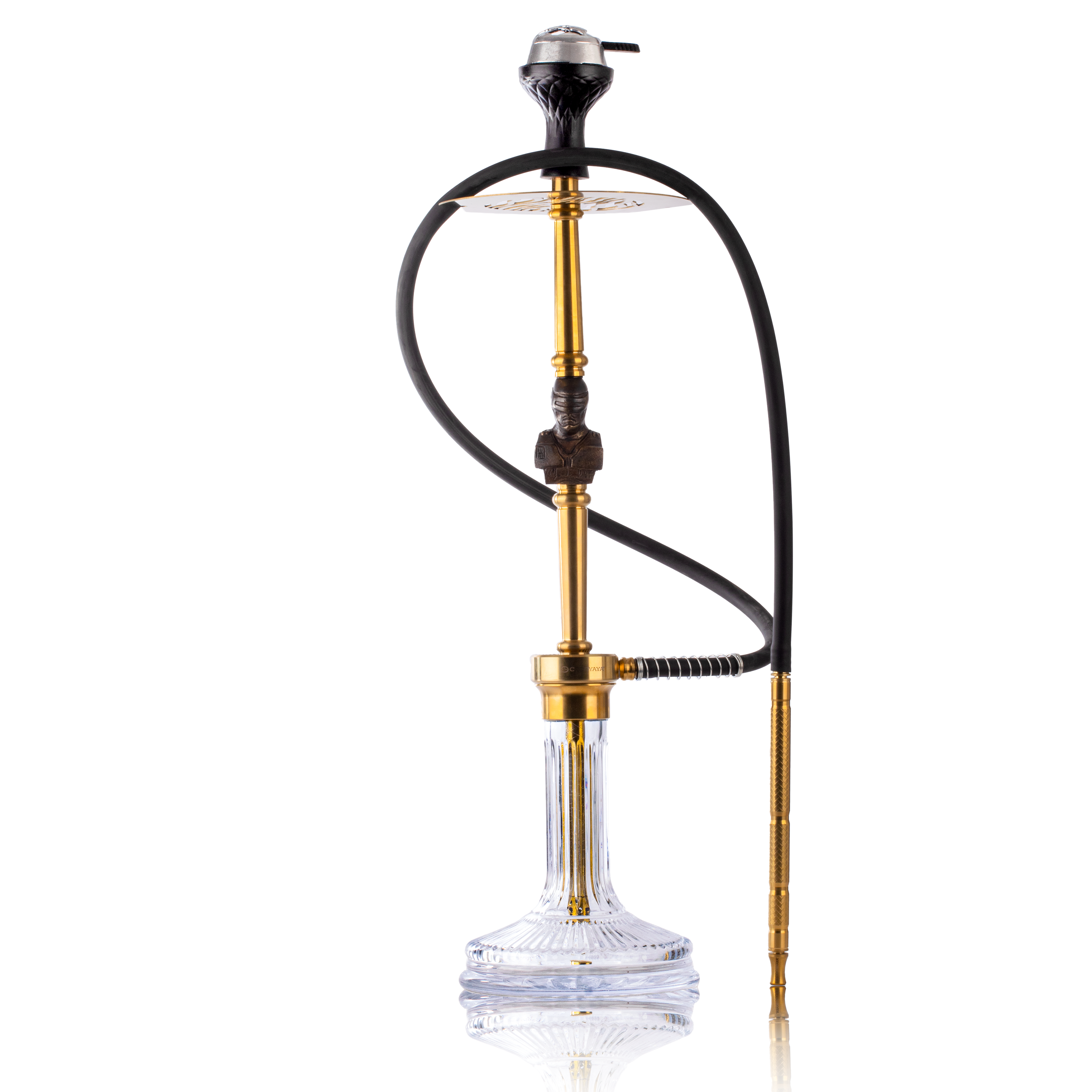 COCOYAYA Jungle Series Robocop Hookah - Gold (Transparent Base)