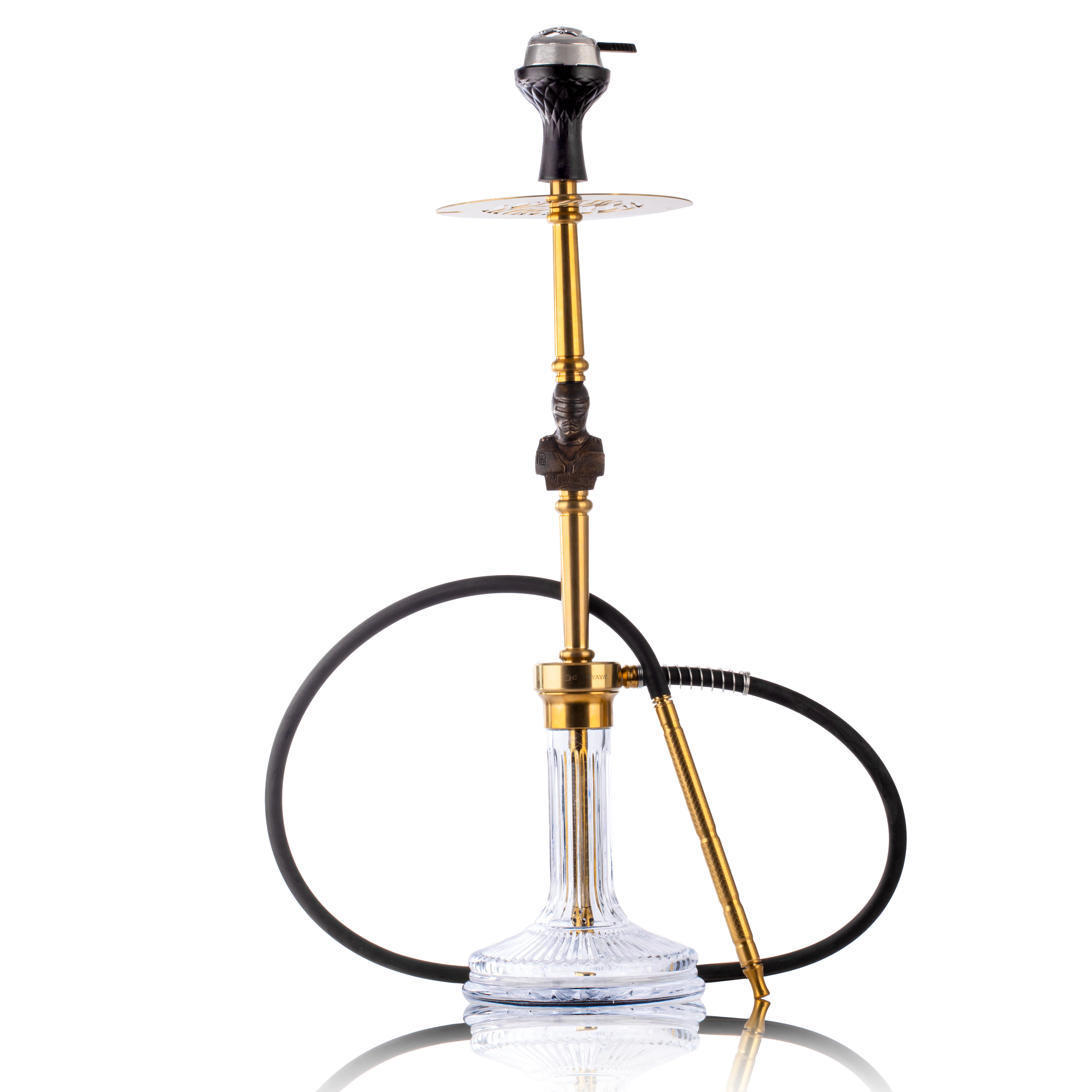 COCOYAYA Jungle Series Robocop Hookah - Gold (Transparent Base)