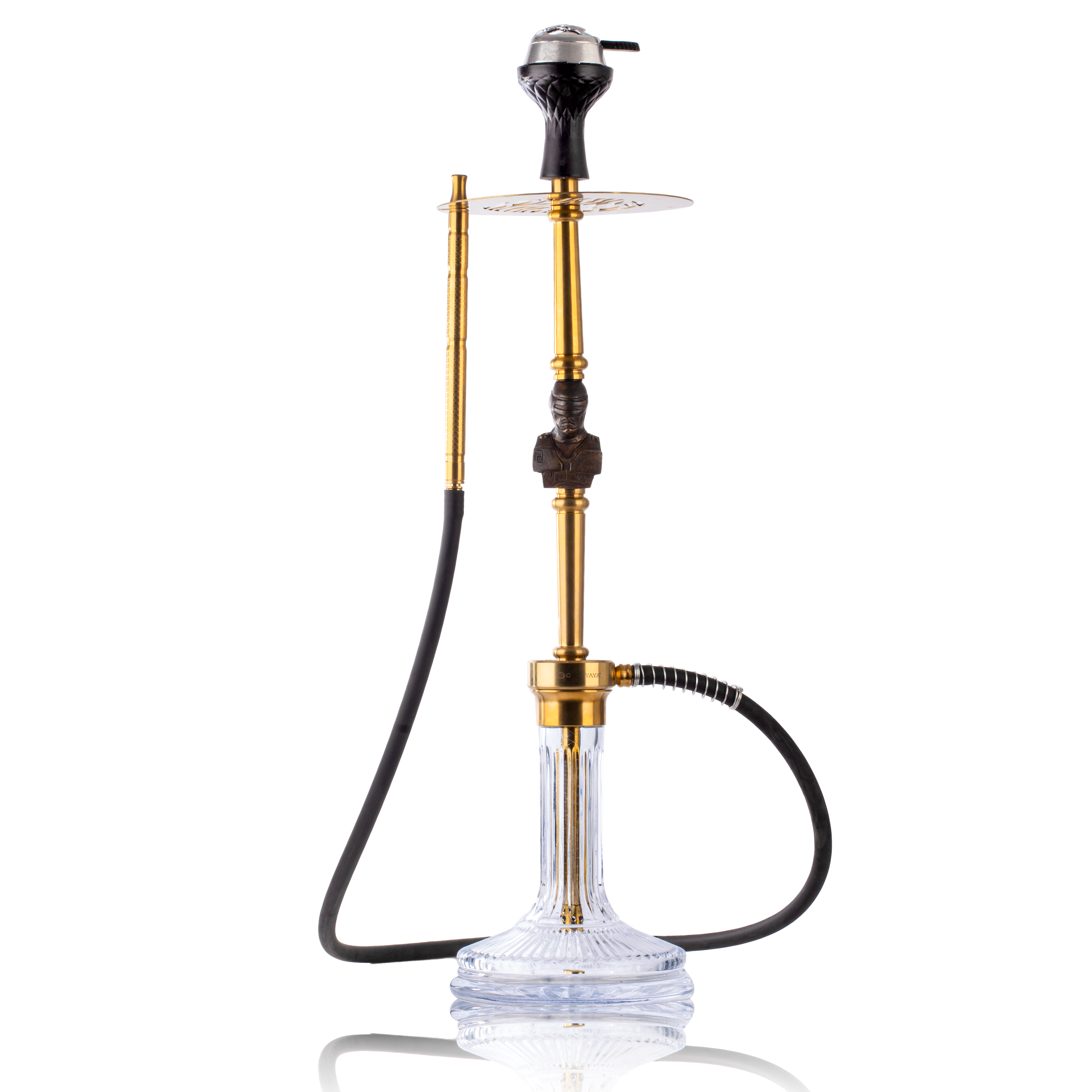 COCOYAYA Jungle Series Robocop Hookah - Gold (Transparent Base)