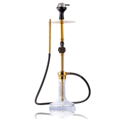 COCOYAYA Jungle Series Robocop Hookah - Gold (Transparent Base)