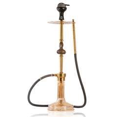 COCOYAYA Jungle Series Spiderman Hookah - Golden Stem & Gold Base