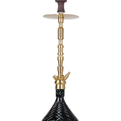 COCOYAYA King Series Hookah - Gold Stem & Black Base