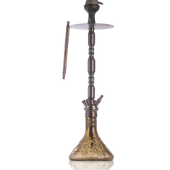 COCOYAYA King Series Brando Hookah - Black Stem & Light Green Base