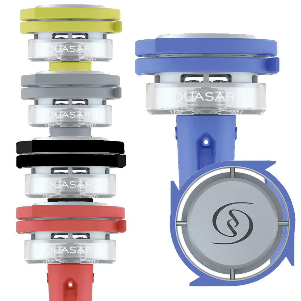 QUASAR Raas Social Smoke Hookah Chillam Bowl with HMD Set