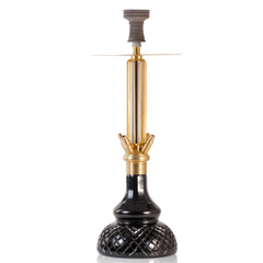 COCOYAYA Monaco Hookah - Gold Stem & Black Base