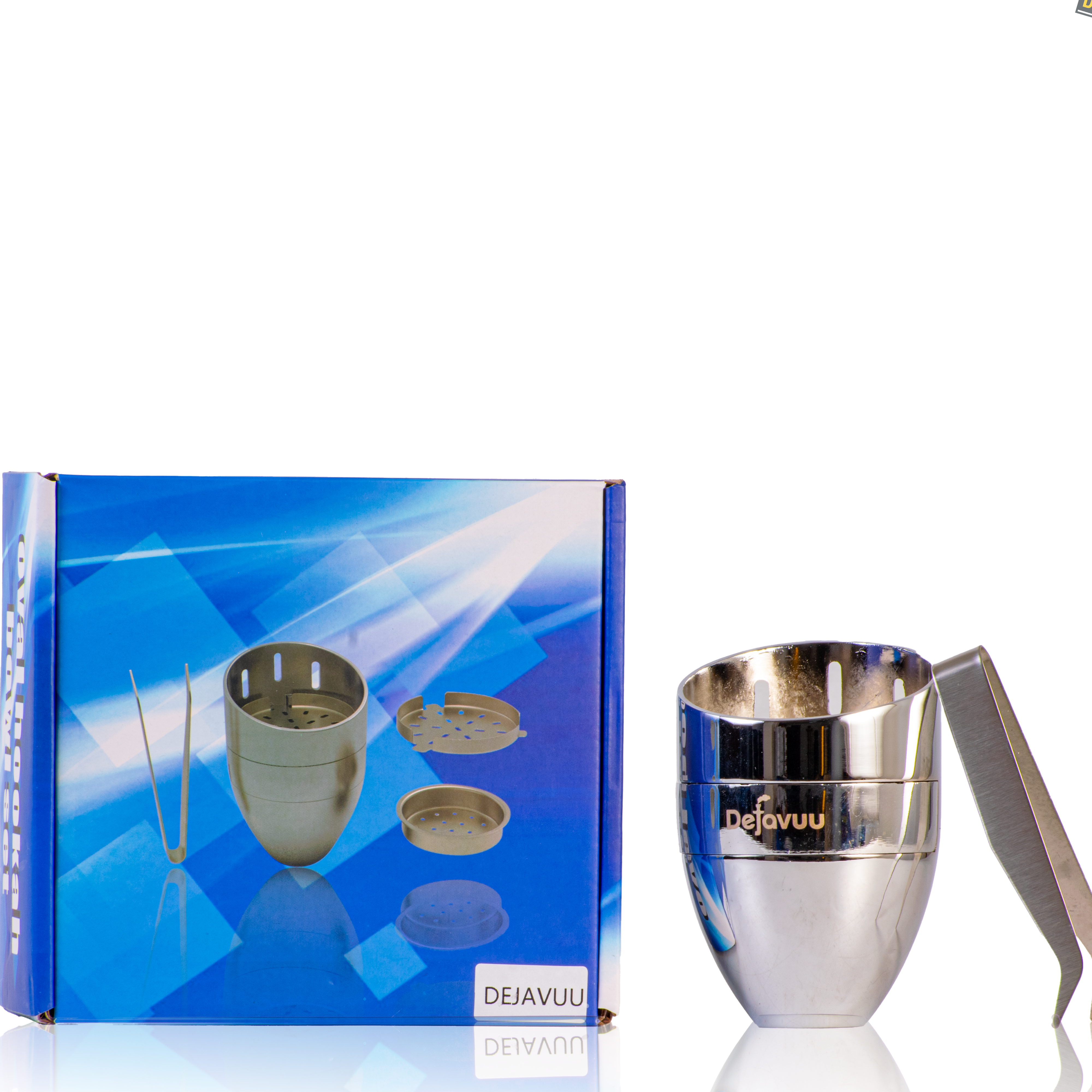 Alloy Metal Pull Drawer Hookah Chillum with Tray