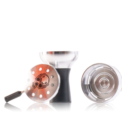 SB Chillum with Dot Design HMD for Hookah - Black
