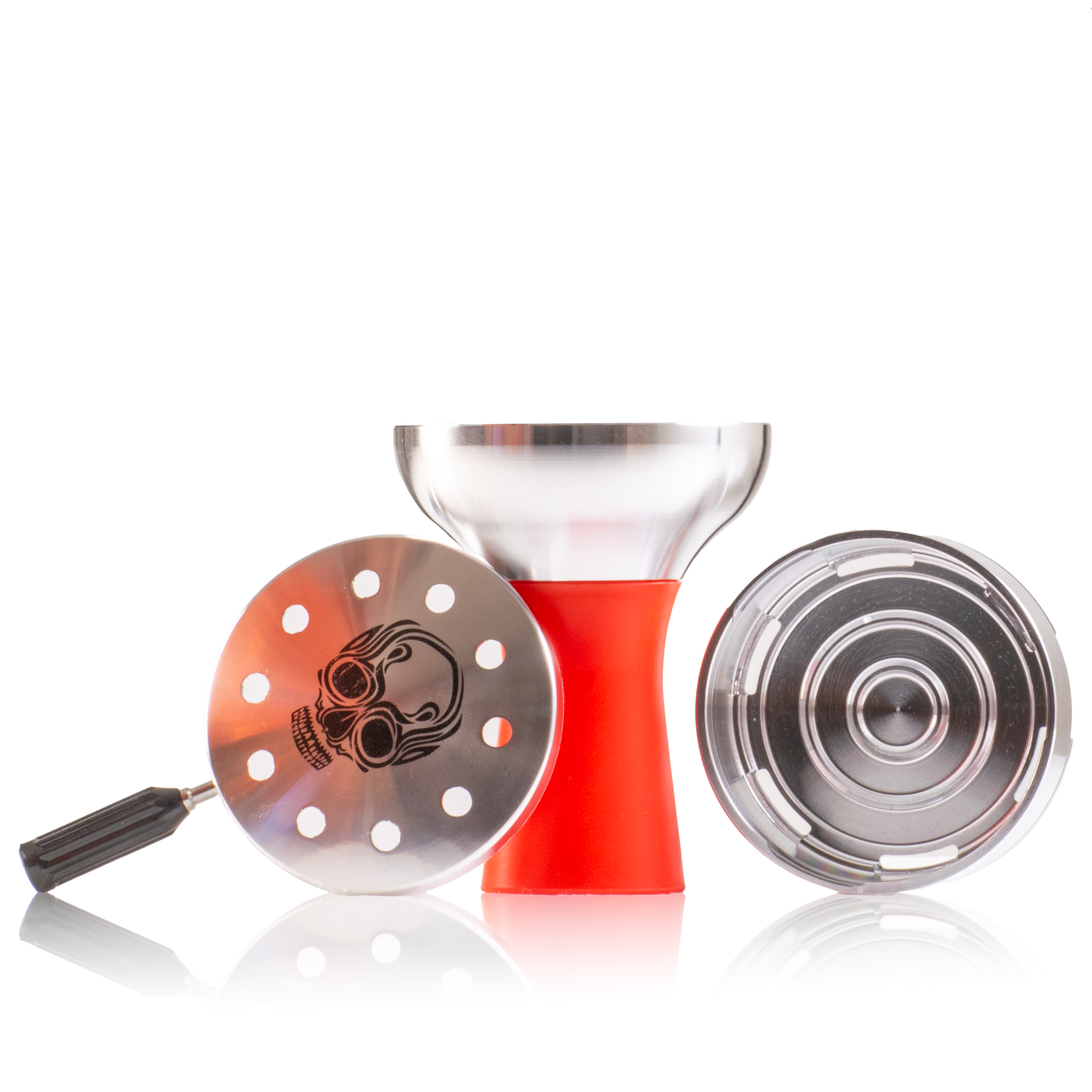 SB Chillum with Dot Design HMD for Hookah - Red