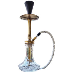 Cocoyava Tron hookah with a blurred outdoor background