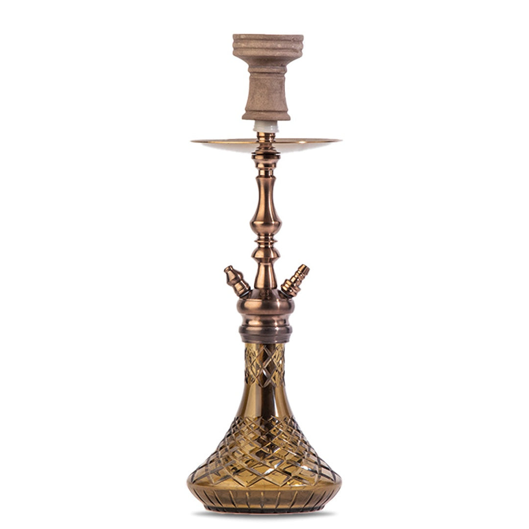 COCOYAYA Simba Hookah - Bronze Finish with Grey Base