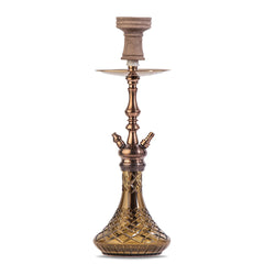 COCOYAYA Simba Hookah - Bronze Finish with Grey Base
