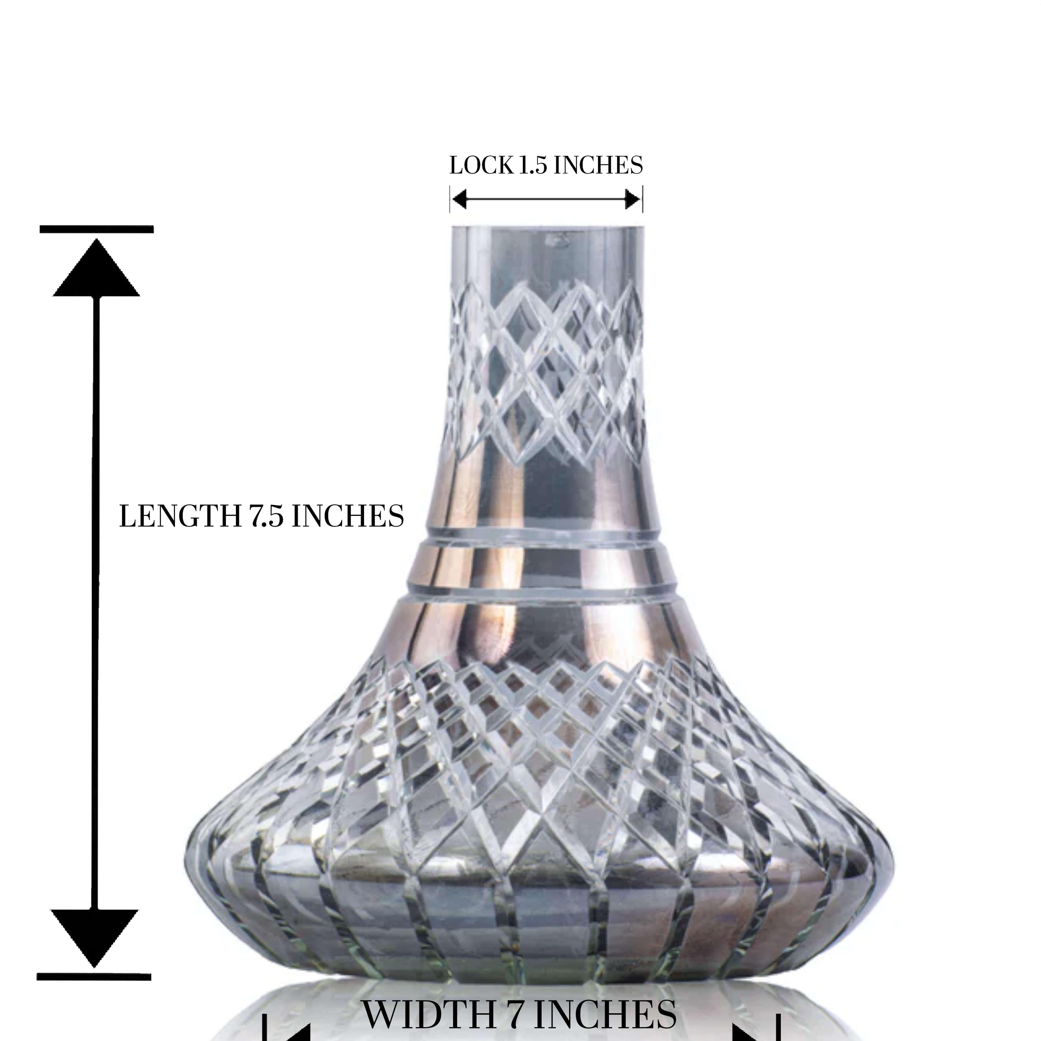 COCOYAYA Simba Hookah Replacement Base Only - Grey