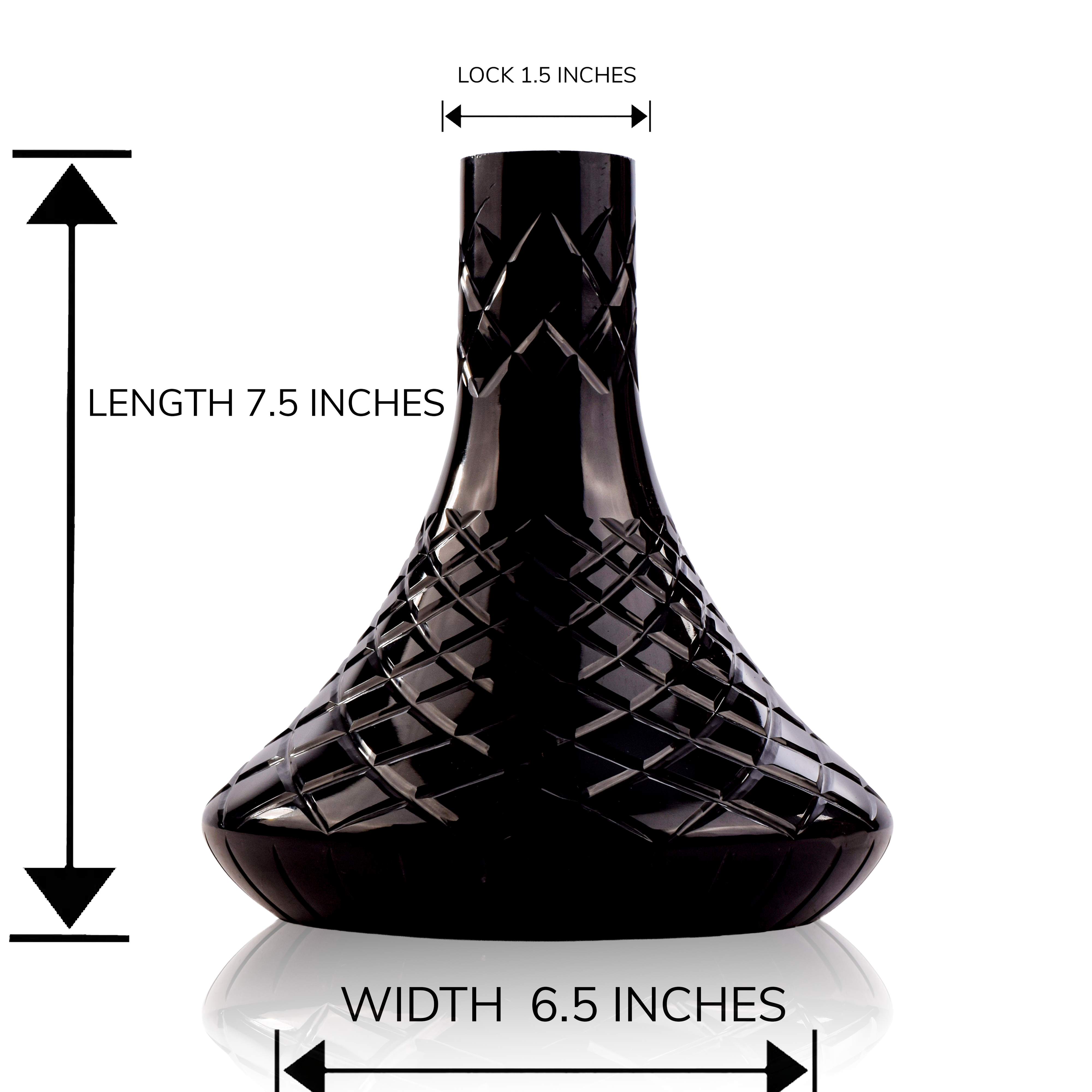 COCOYAYA Simba Hookah Replacement Base Only - Black
