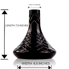 COCOYAYA Simba Hookah Replacement Base Only - Black