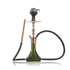 COCOYAYA Simba Hookah with Bag - Champagne Stem & Green Base