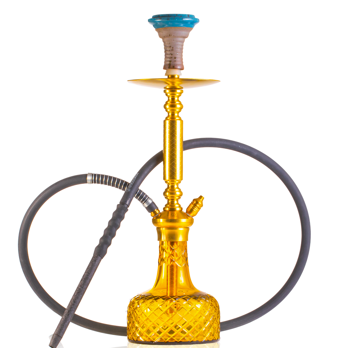 COCOYAYA Valencia Hookah - Golden & Amber Base