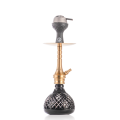 COCOYAYA VIP Bobby Hookah - Gold Stem & Black Base